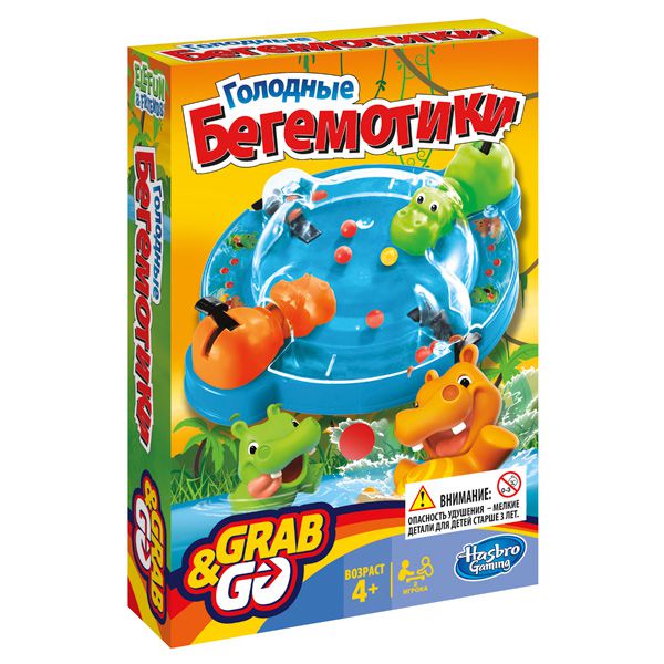 Other Games B1001 Дорожная игра Голодные бегемотики B1001 HASBRO GAMES