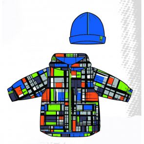Комплект (куртка, шапка) демисезонный для мальчика (микрофлис 170 gsm) 
