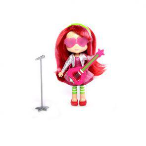 Strawberry Shortcake 12243 Шарлотта Земляничка Кукла 15 см с музыкальным инструментом (гитара)