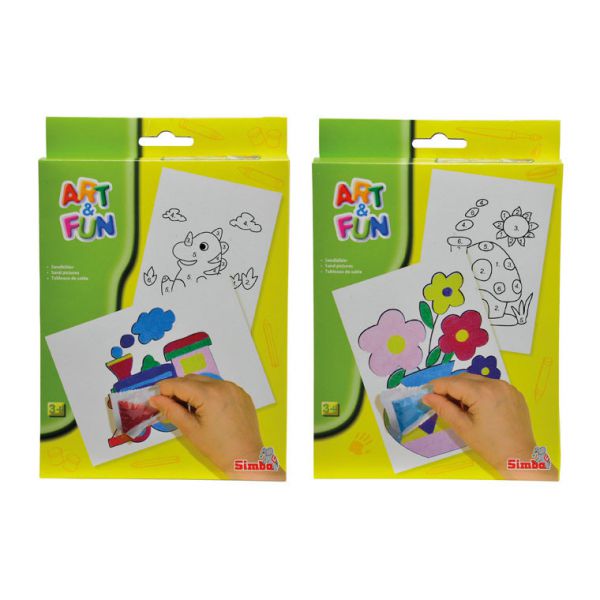 Набор для рисования из серии 'Art&Fun' (паровозик и динозавр) 6330378/2 Simba
