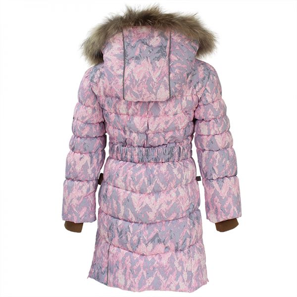 Пальто зимнее для девочки YASMINE, (пух/перо) 12020055-73203 Huppa