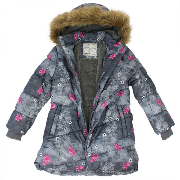 Куртка зимняя для девочки ROSA, (300 гр) 17910030-71348 Huppa