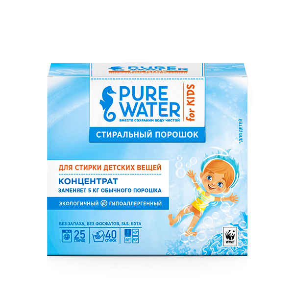 Стиральный порошок для детского белья Pure Water 800 г PW185532 MI&KO